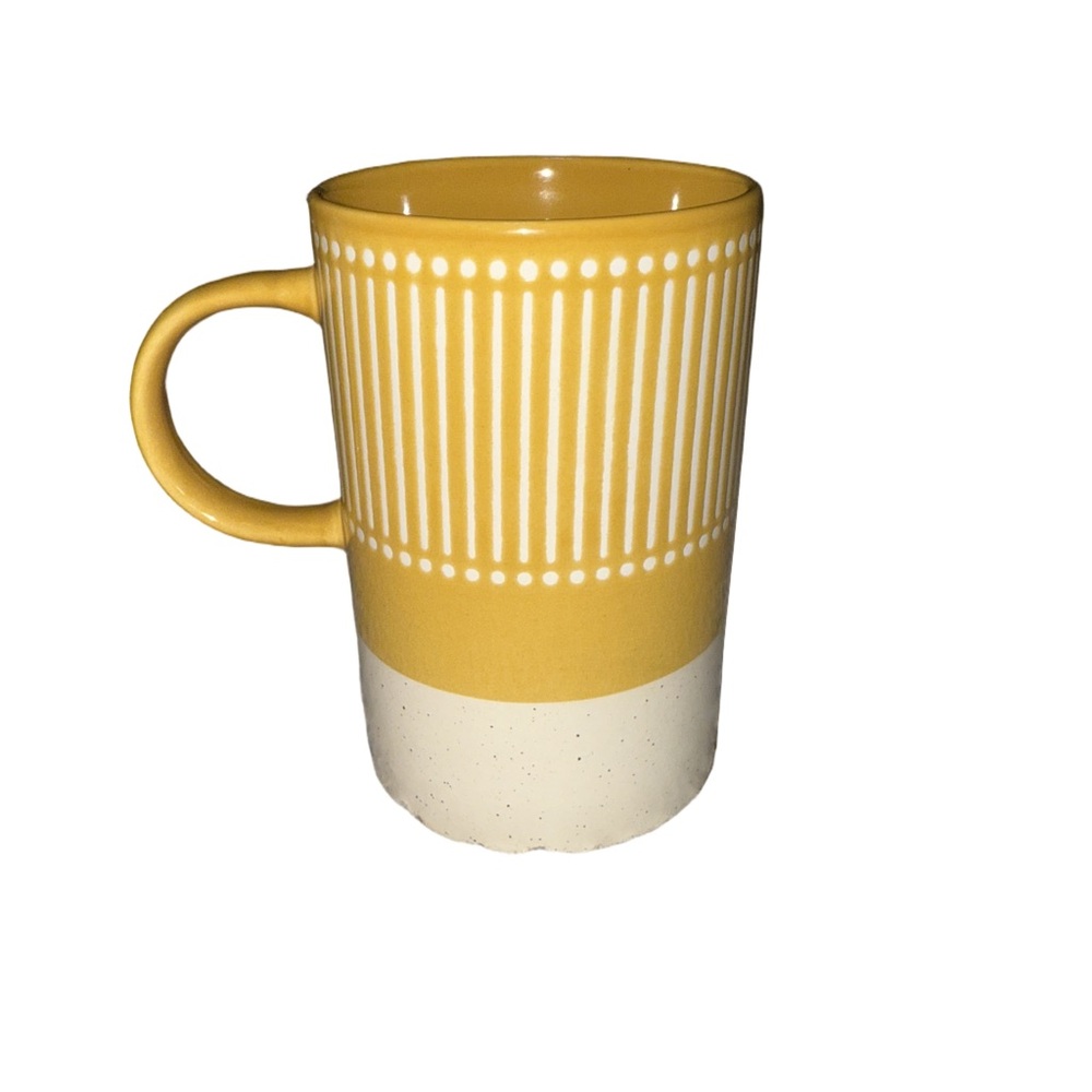Danica Heirloom Yellow and Cream Ceramic Mug